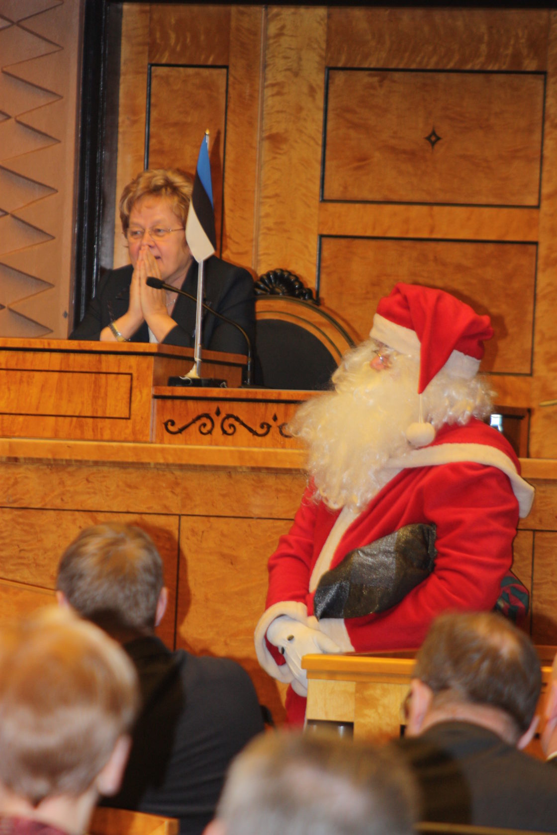 Jõuluvana tervitused Riigikogule, 2008
